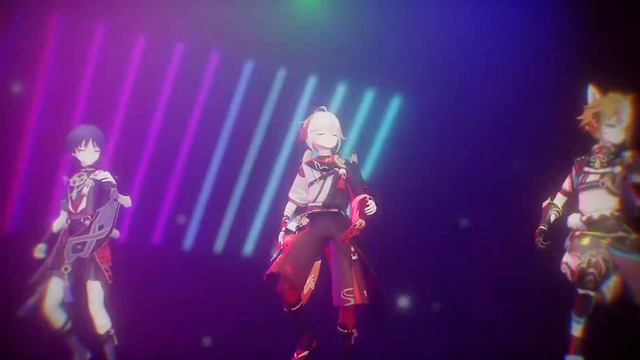 【原神/Genshin Impact MMD】威風堂々/Ifuudoudou 【Kazuha Gorou Scaramouche】