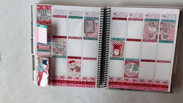 Plan with me - new double box hack, Glam Planner Merry and Bright смотреть онлайн