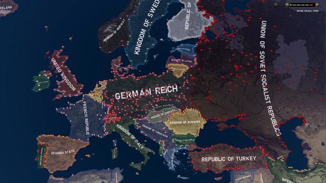 Blitzkrieg Magna Europa - HOI4 Timelapse смотреть онлайн