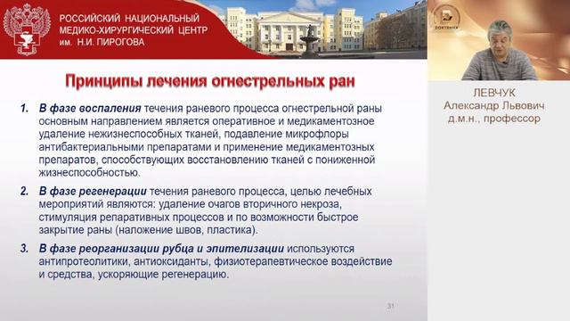 Огнестрельные раны и их лечение смотреть онлайн