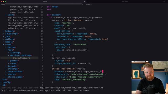 Stripe Connect onboarding to pay hosts - clearbnb - Part 13 смотреть онлайн