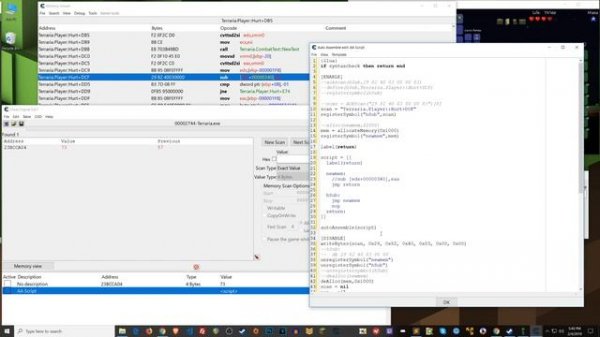 Cheat Engine Tutorial: How to Convert AA Scripts to Lua and Obfuscate Trainer Data! [Terraria]