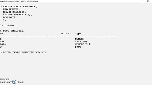 DDL COMMANDS смотреть онлайн