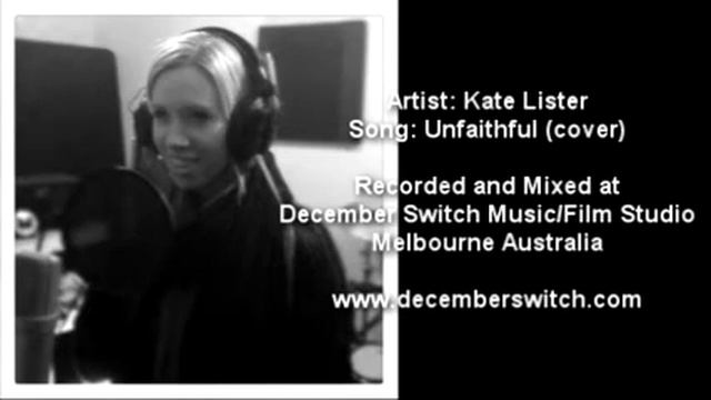 Unfaithful Vocal Cover Rihanna - Kate Lister