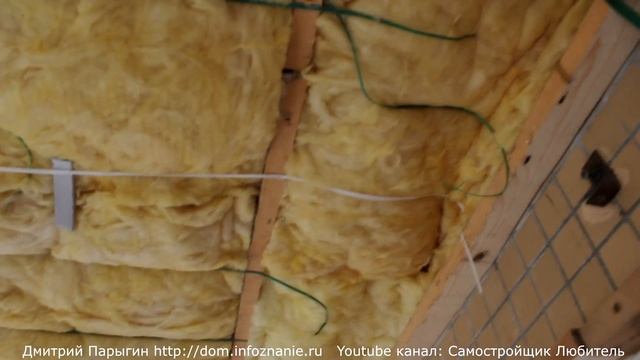 Утепление лоджии и отделка. Часть 10: утепление стен и потолка минеральной ватой смотреть онлайн