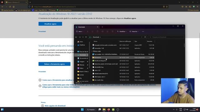 Como instalar Windows 10 no SSD pelo PC sem pen drive ou midia смотреть онлайн