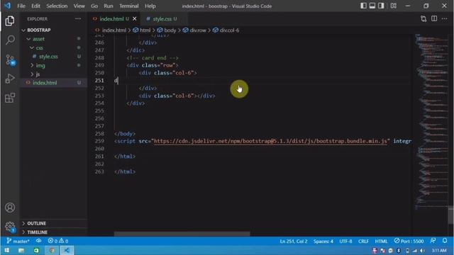 Part 2- How To Make a Website Using Bootstrap | Learn Coding смотреть онлайн