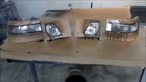 Тонируем фары лаком ваз 2110