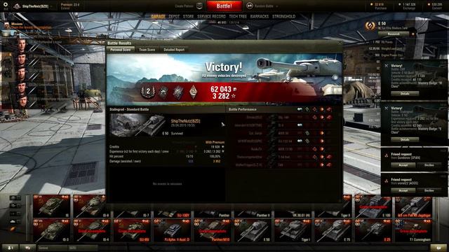 ► World of Tanks E-50: vs Explosive Ammo! - E-50 Gameplay смотреть онлайн