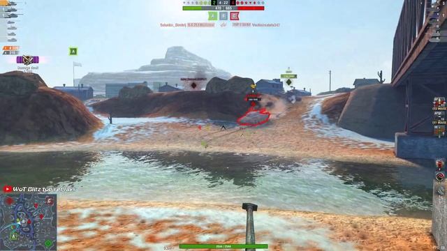 AMX 50 B • 2 Frags • 8.6k Dmg • WoT Blitz