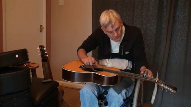 1930s MARTIN HAWAIIAN VINTAGE GUITAR, Weissenborn guitar and DIAMOND BOTTLENECK EVOLUTION SLIDE! смотреть онлайн