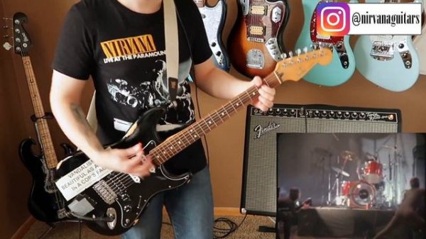 Nirvana Rape Me Live at The Paramount Tone | Guitar Cover & Tone Settings