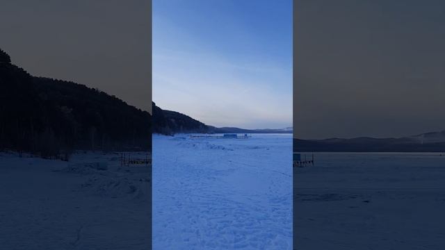 Тургояк, озеро в г.Миасс Челябинской области, "жемчужина" Южного Урала. 28.12.2022г смотреть онлайн