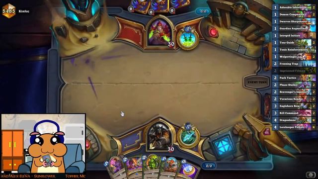 [ Hearthstone S81 ] Face Hunter - Darkmoon Faire смотреть онлайн