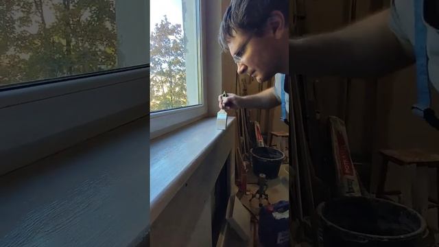 Подоконник своими руками. Деревянный подоконник. Ремонт квартир СПБ. #ремонтрккс смотреть онлайн