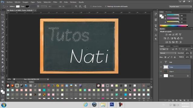 Efecto de Tiza [Photoshop] смотреть онлайн