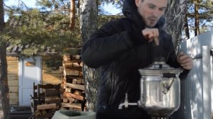 Самовар на шишках