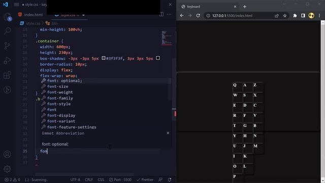 JS project | Building a Neomorphism keyboard using HTML & CSS & JS смотреть онлайн