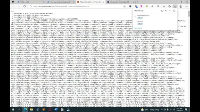 LO 4: Adding Bootstrap framework to your project смотреть онлайн