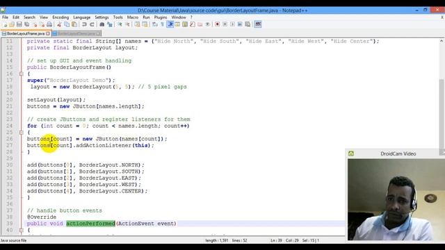 Lecture 20: GUI Border Layout Programming Tutorial in Amharic | በአማርኛ смотреть онлайн