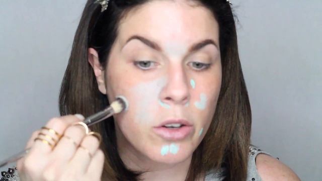 How to Conceal Redness and Acne with Makeup | Green Color Corrector | @girlythingsby_e смотреть онлайн