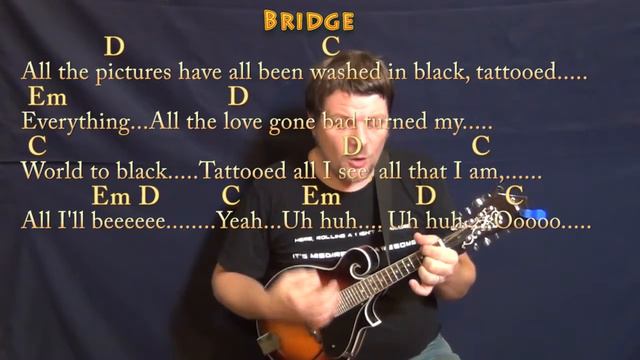 Black (Pearl Jam) Mandolin Cover Lesson with Chords/Lyrics смотреть онлайн
