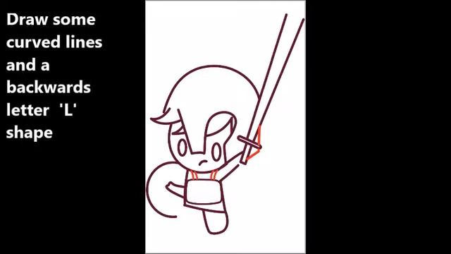 How to Draw Percy Jackson Step by Step with Sword (Cute Chibi Kawaii Cartoon) Easy for Kids смотреть онлайн