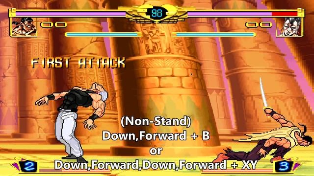 All Ultimate Attacks From JoJo's Bizarre Adventure MUGEN GAME Beta 2.5 (Full)