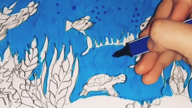 Как нарисовать подводный мир?