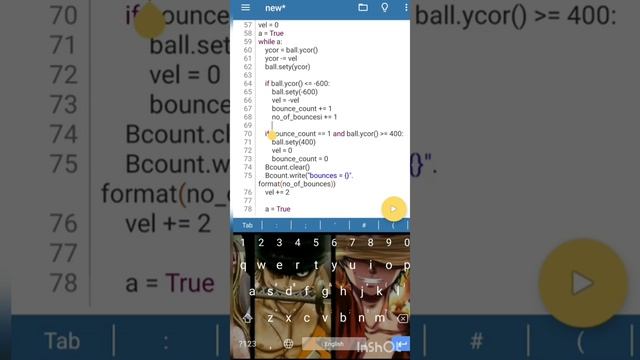 My best python project till now (12-O-20) | Free Fall + Bouncing Ball | смотреть онлайн