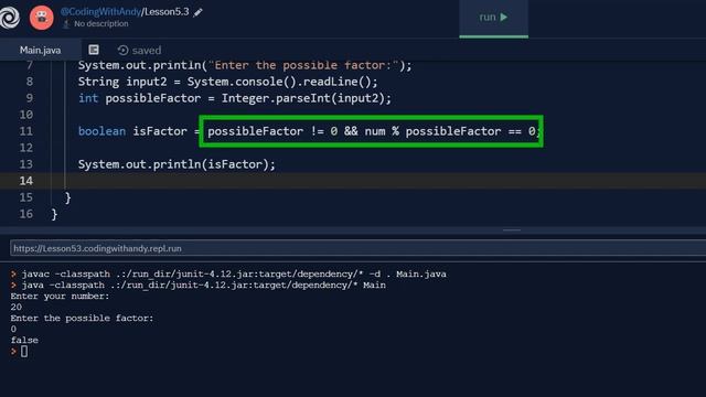 Lesson 5-3 Boolean Expression Techniques (Introductory Java Programming for AP Computer Science A) смотреть онлайн