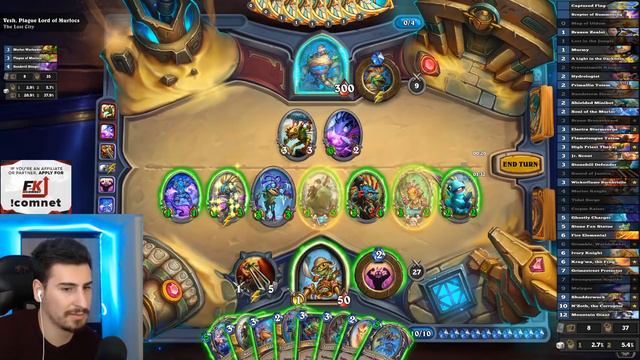 300HP Final Boss? No Problem! | Vesh, Plague Lord of Murlocs | Tombs of Terror | Hearthstone смотреть онлайн