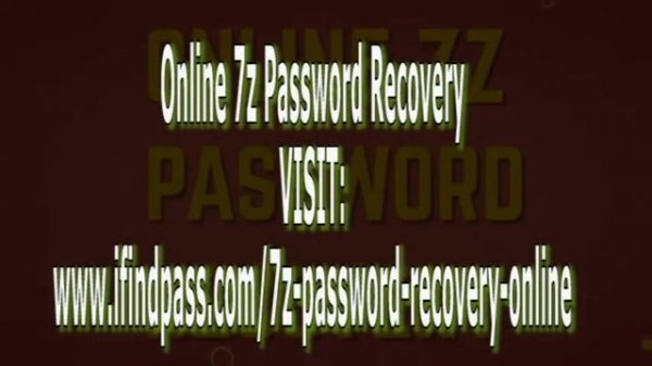 Online 7z Password Recovery