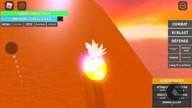 Non, mais pour il se prend lui // Roblox (mobile) (dragon ball rage) #45 смотреть онлайн