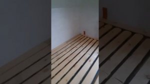 Водяной теплый пол по неровному деревянному основанию