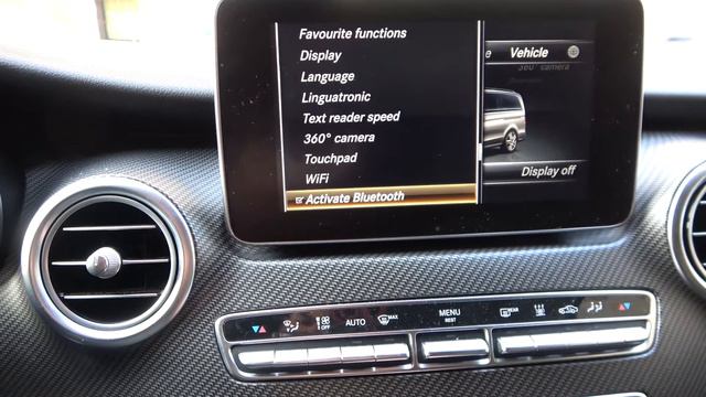 How to Enable or Disable Bluetooth in Car Radio in Mercedes V Class W447 (2014 - now) смотреть онлайн