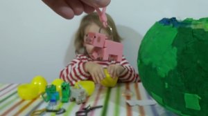 Майнкрафт яйцо с сюрпризом игрушки World Biggest surprise egg Minecraft toys