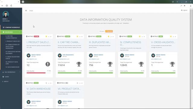 Качество данных - Data Information Quality System (DiQS). Обзорный ролик программного продукта. смотреть онлайн