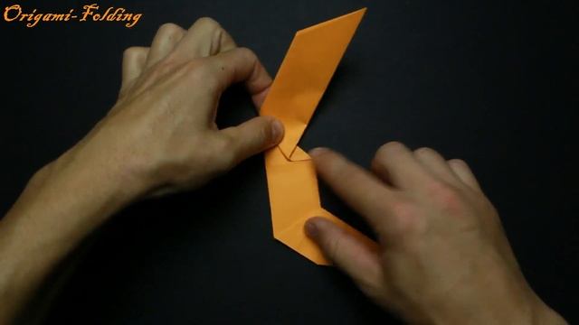 How To Make Karambit From Paper. Origami Karambit