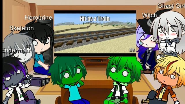 Monster School react to 50 Ways to Die in Minecraft - Part 1 смотреть онлайн