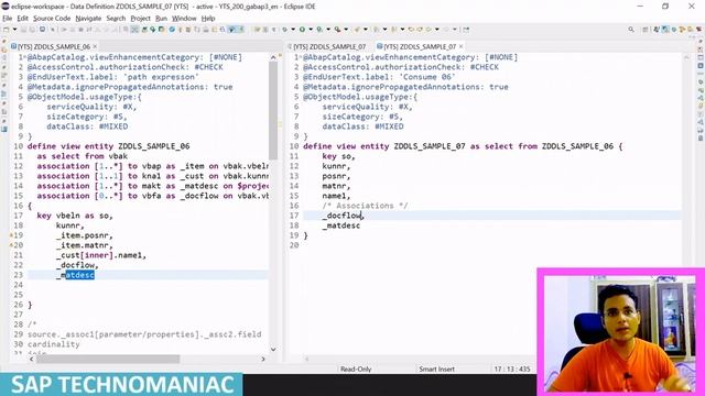 Path Expression in CDS association PART 12 ABAP on HANA Course смотреть онлайн