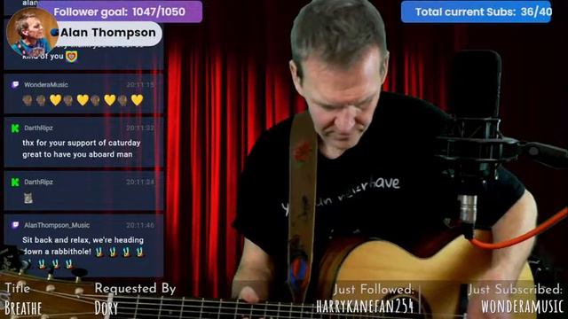 15/2/24 Live Music Stream - Acoustic Singer Songwriter- Originals, Covers, Live Looping.