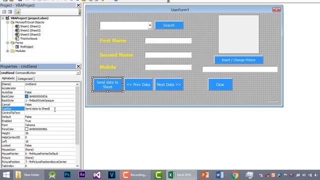 Add, Next, Prev and Search buttons in VBA || Lesson 8 смотреть онлайн