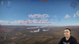 Первый запуск War Thunder на самолёте. Я всех сделал!  Вар Тандер первый взгляд  Воздушный бой.