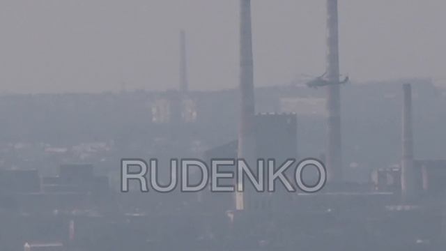 На Авдеевском направлении несут боевое дежурство боевые вертолеты ВКС РФ. смотреть онлайн