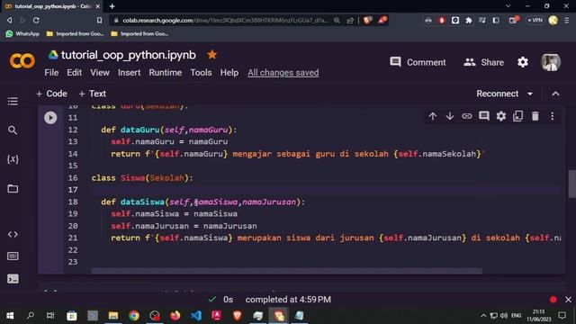 Tutorial Python OOP #3 - INHERITANCE, PENJELASAN PARENT CLASS DAN CHILD CLASS смотреть онлайн
