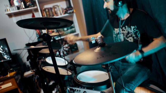 Pokemon Theme Song Drum Cover with Roland TD-17KVX E-Drum Set смотреть онлайн