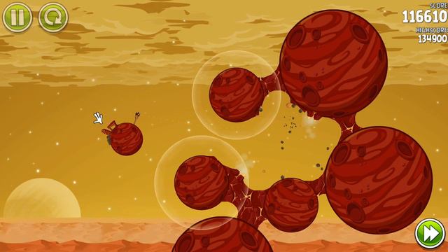 Angry Birds Space Red Planet Level 5-4 129590 смотреть онлайн
