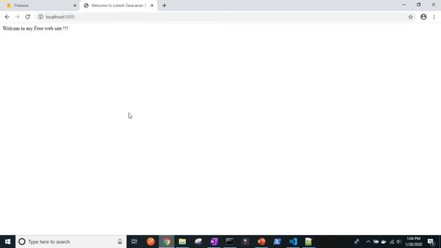 Create Free personal web site | Firebase | GIT смотреть онлайн