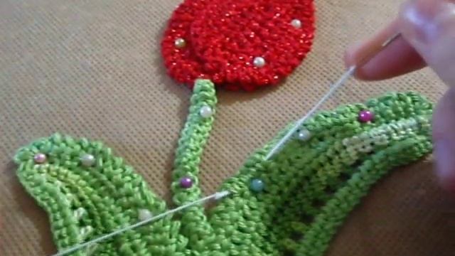 Ирландское кружево мастер класс. Как заправить нить при вязании нерегулярной сетки смотреть онлайн